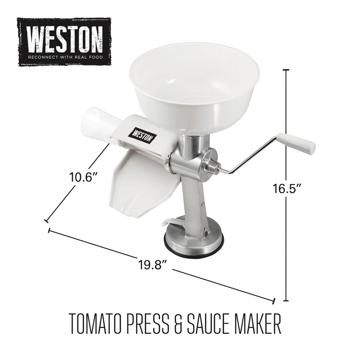 Food Strainer and Sauce Maker White Z8775