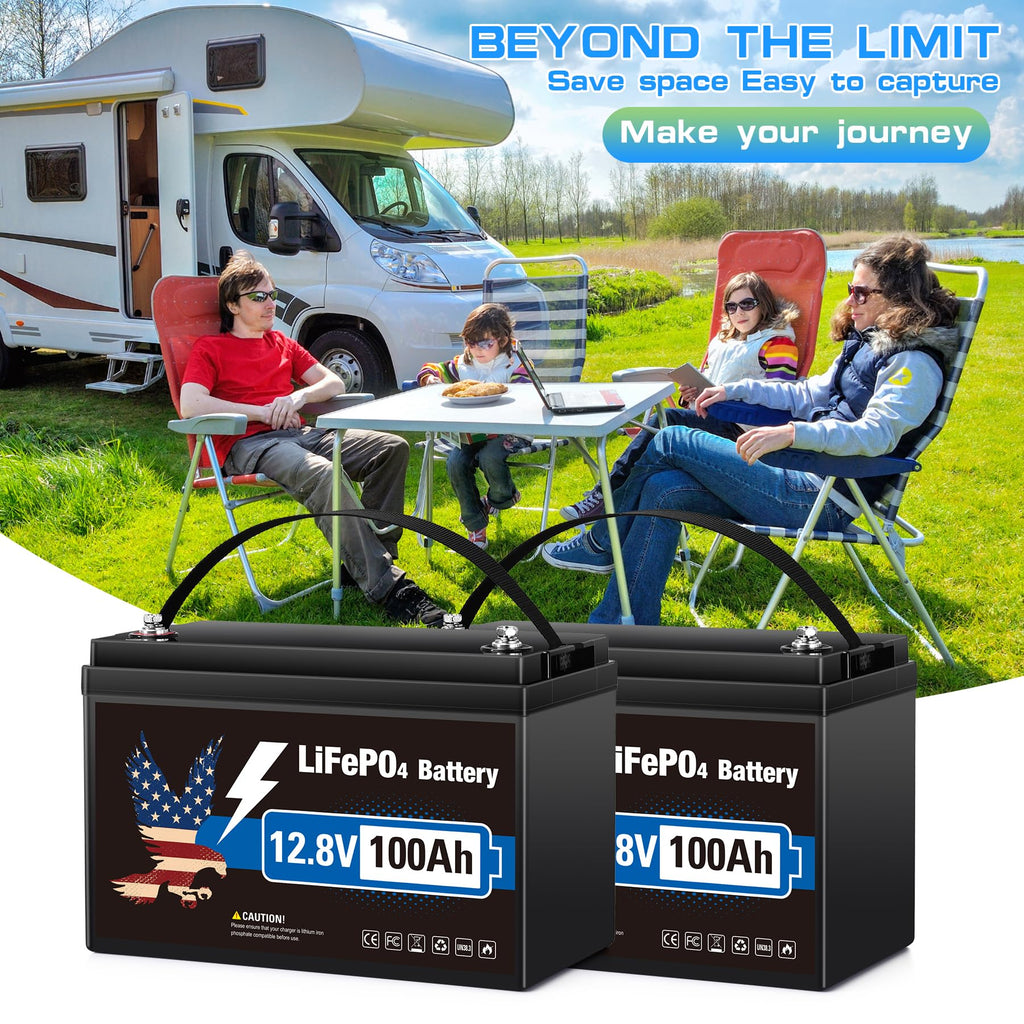 12V 100Ah LiFePO4 Lithium Battery Group 31 J842