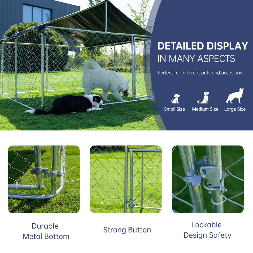 Heavy Duty Steel Mesh Dog Kennel S5258
