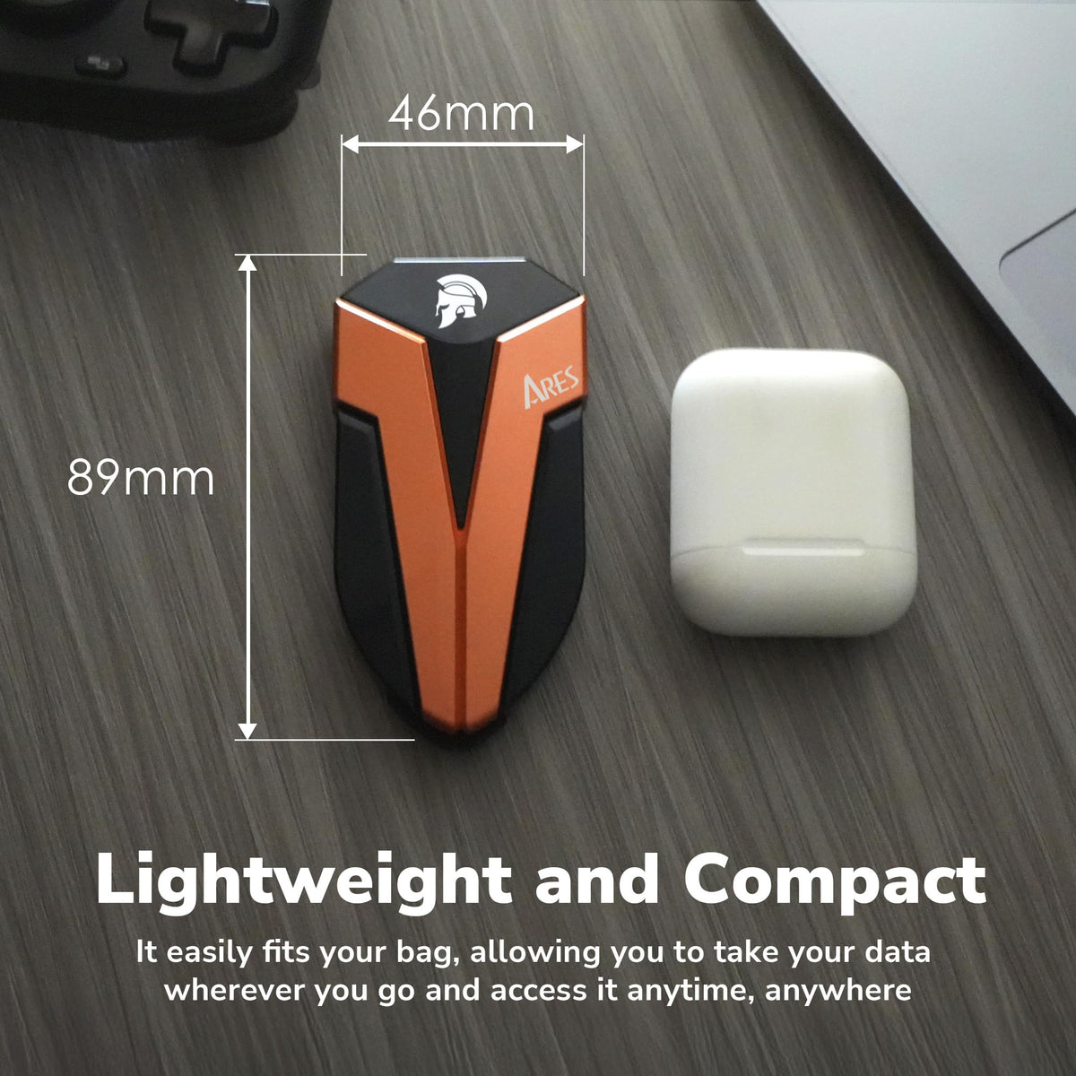 1TB IP67 Waterproof USB 3.2 Gen 2x2 Type C External SSD D6241