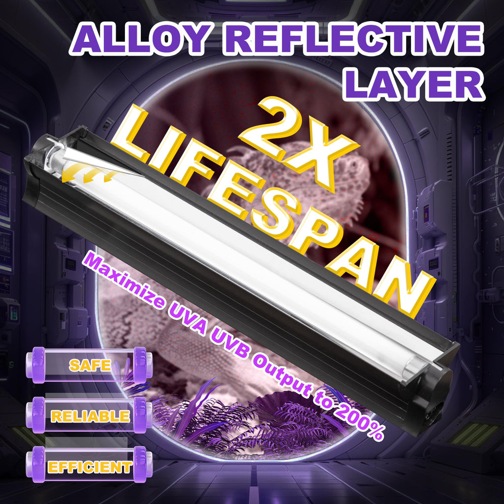 8W 5.0 UVB Reptile Light Fixture X821