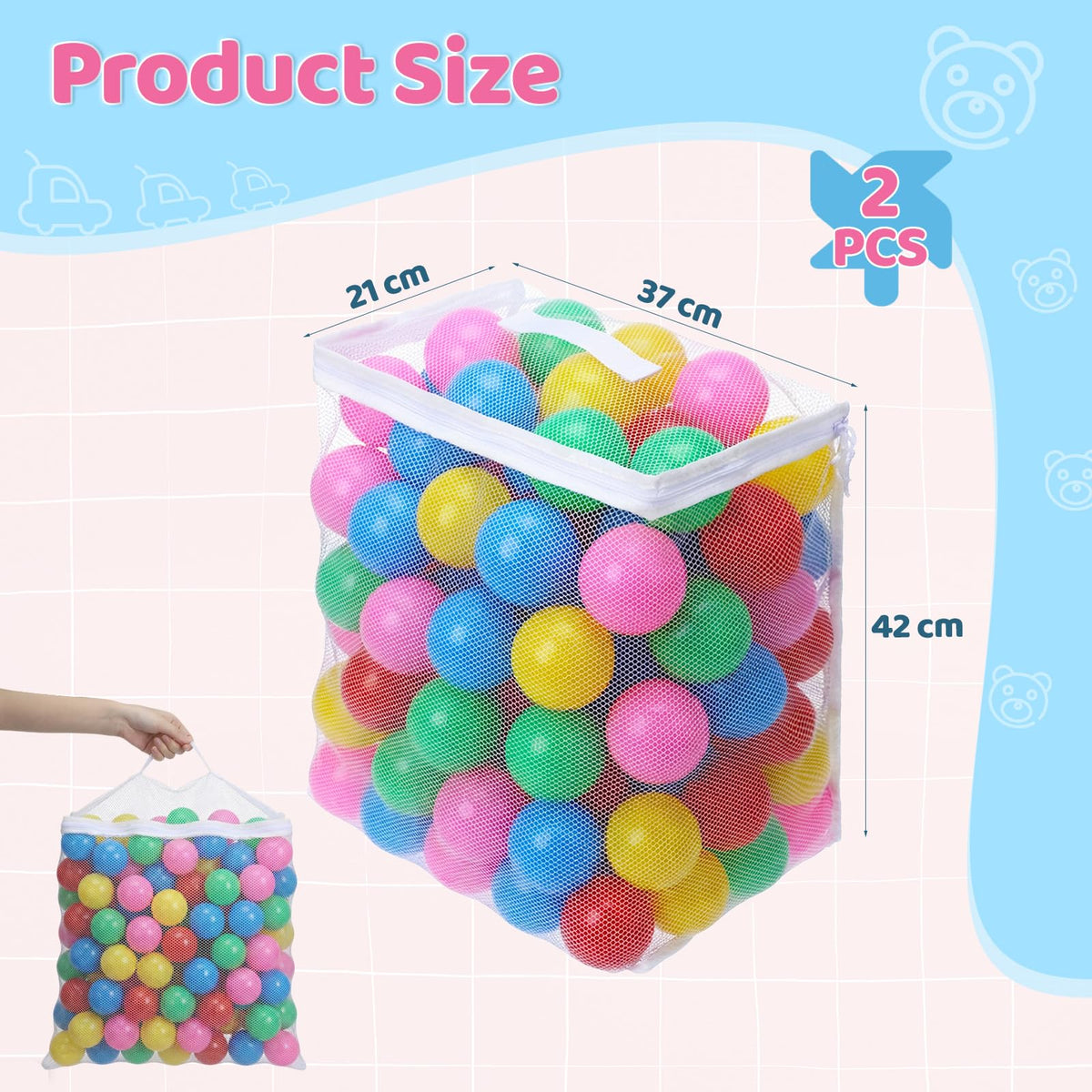 Reusable Storage Mesh Bag U252569