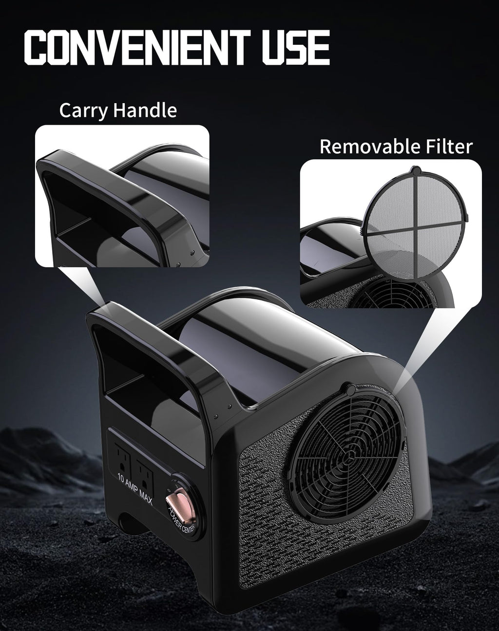 580W 685CFM Industrial Floor Fan C25706