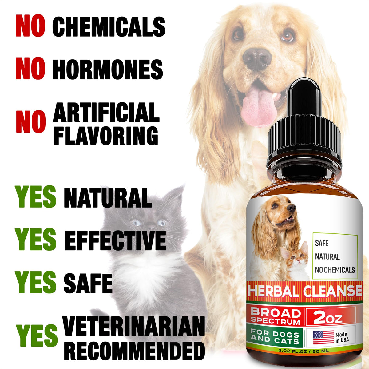Herbal Cleanse for Dogs and Cats 2fl.oz Y365