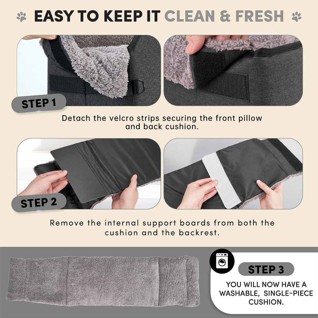 Grey Dog Car Seat I724394