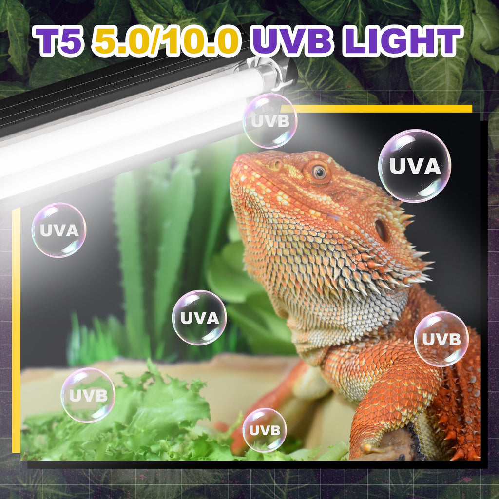 8W 5.0 UVB Reptile Light Fixture X821