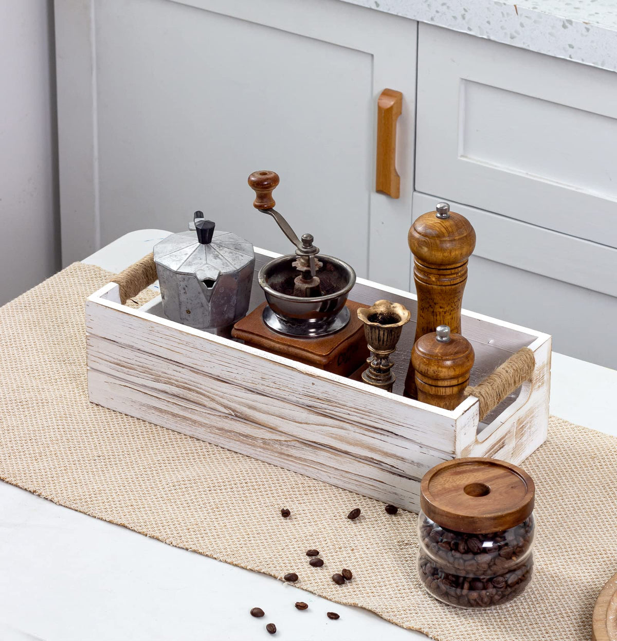 Rustic Wooden Toilet Paper Holder Q8779