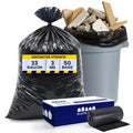 33 Gallon 3.0 Mil Black Heavy Duty Trash Bags 50 Count Z5708