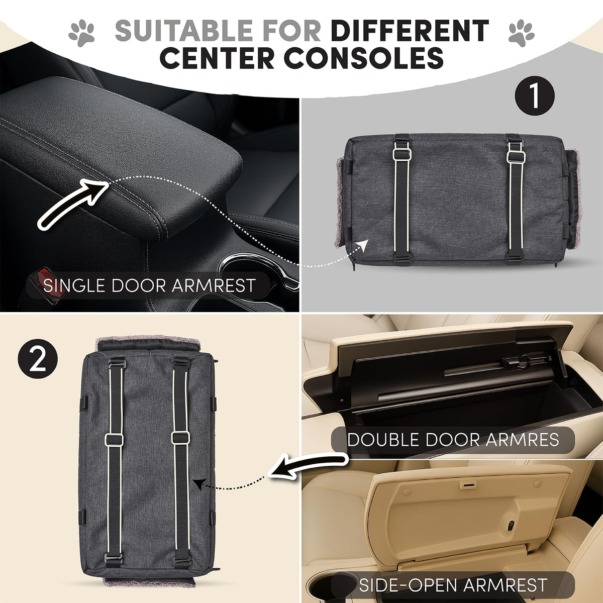 Grey Dog Car Seat I724394