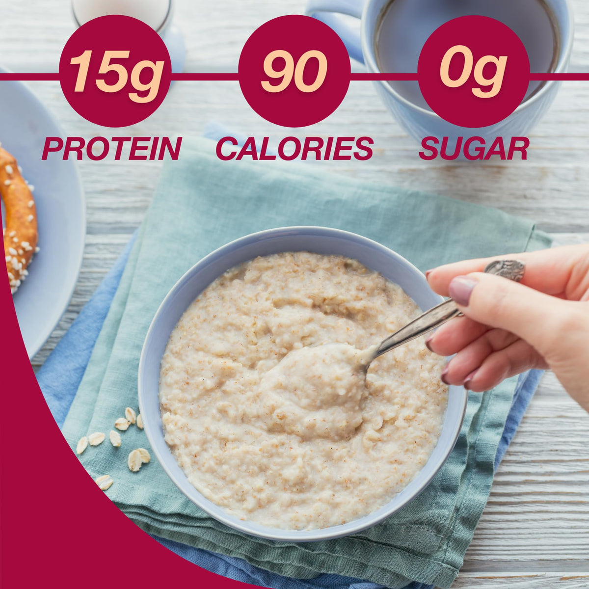 High Protein Sugar Free Instant Oatmeal 7ct E18045