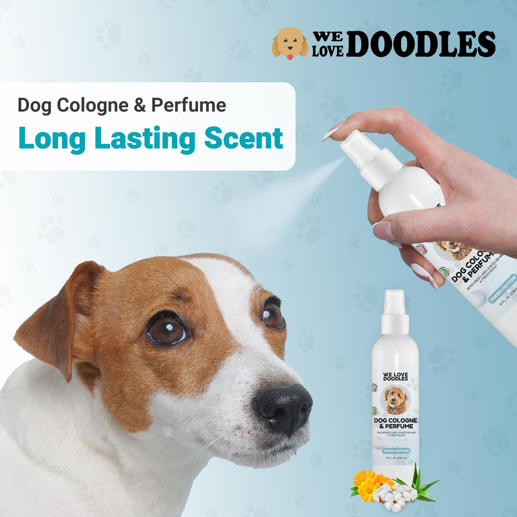 Dog Cologne & Perfume and Large Slicker Brush Bundle C3334