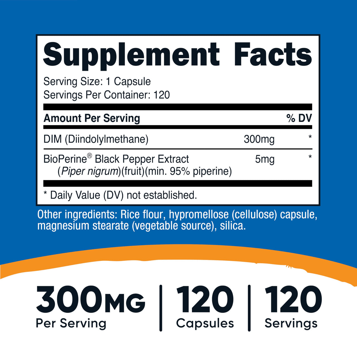300mg 120 Vegetarian Capsules Y486159