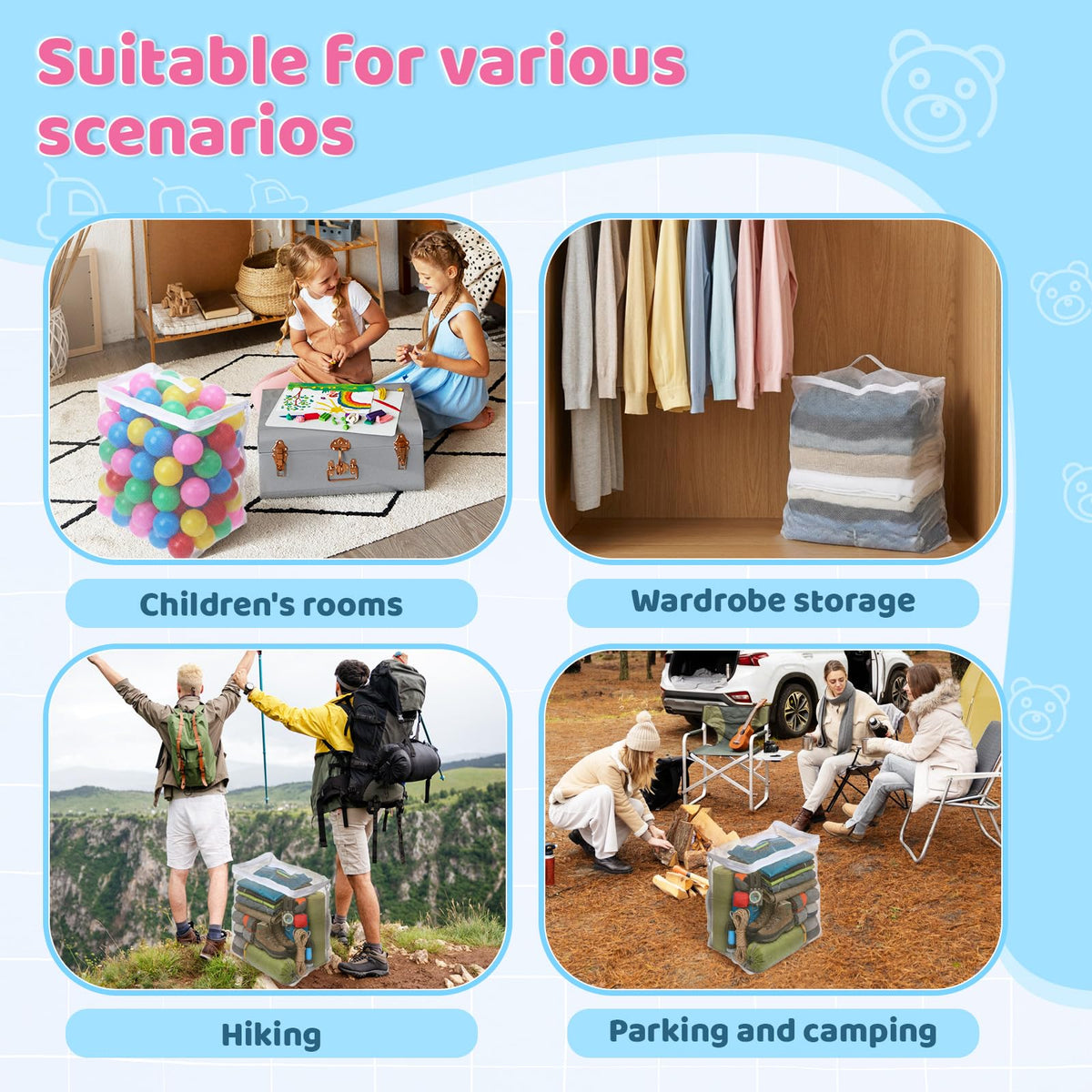 Reusable Storage Mesh Bag U252569
