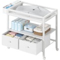 White Baby Changing Table with Storage O88196