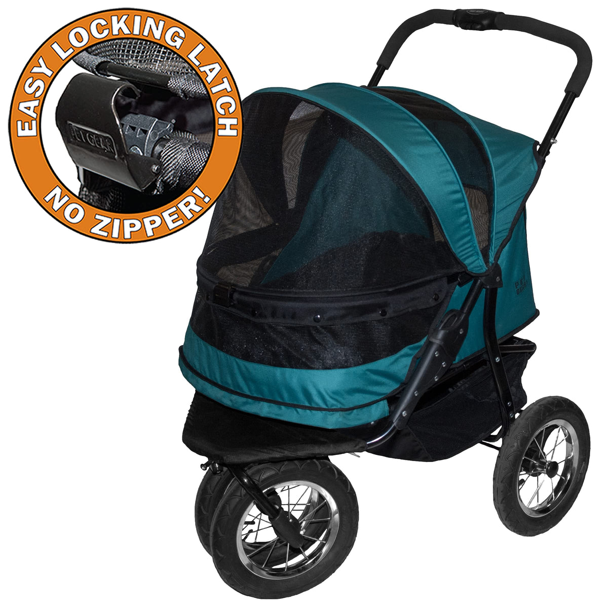 Double Pet Stroller with Weather Cover P26112